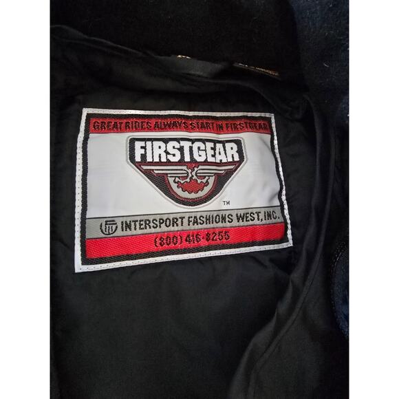 First Gear Motorcycle Hypertex Jacket Removable Lining Zip Up Size M - Picture 4 of 15